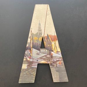 Letter ”A” 3D wall decor